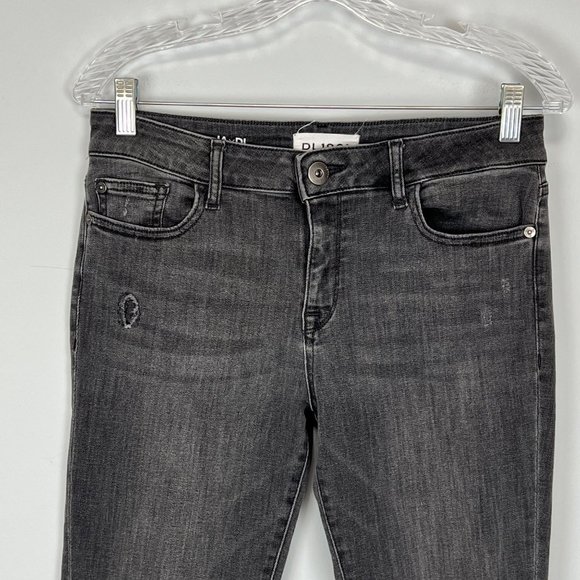 DL1961 x Jessica Alba Womens No. 3 Instasculpt Skinny Jeans Weathered size 28 - Picture 4 of 16